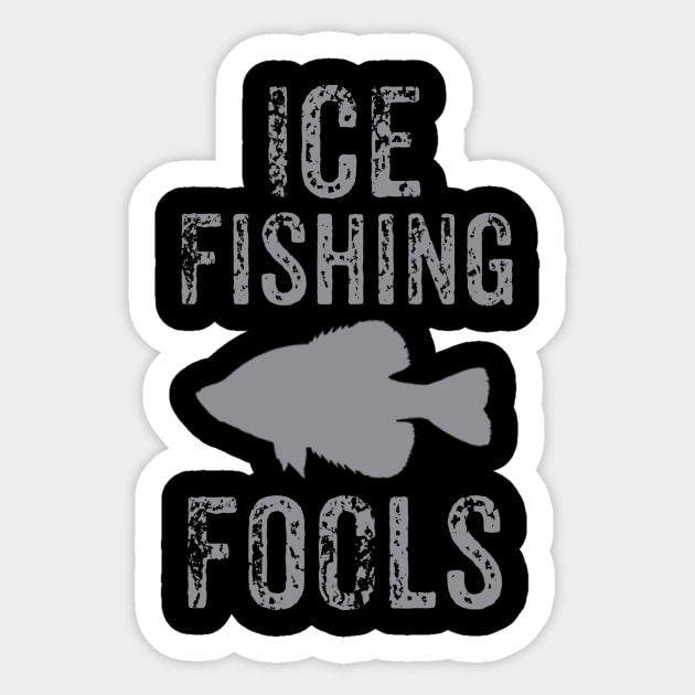 Ice Fishing, Ice Fishing Gift Sticker by jmgoutdoors